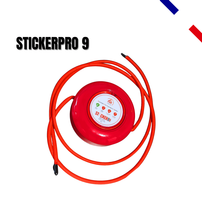 Système d'Extinction Automatique Certifié AeroXsense StickerPro 9 | 900L | Made in France