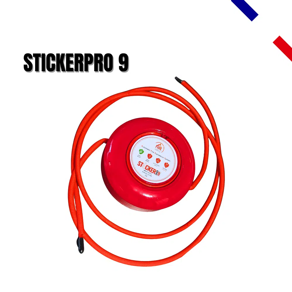 Sticker Pro 9 fire extinguisher electrical cabinet