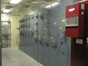 salle électrique MECART équipé d'un système de suppression incendie pour salle électrique Sticker Pro