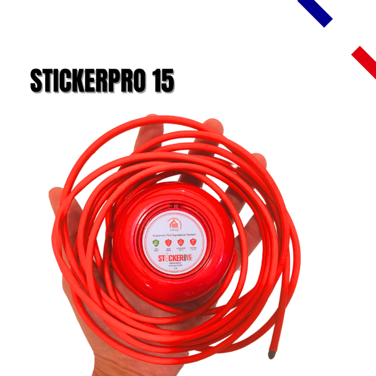 Unité d'Extinction Haute Capacité AeroXsense StickerPro 15 | 1,5 m³ | Made in France
