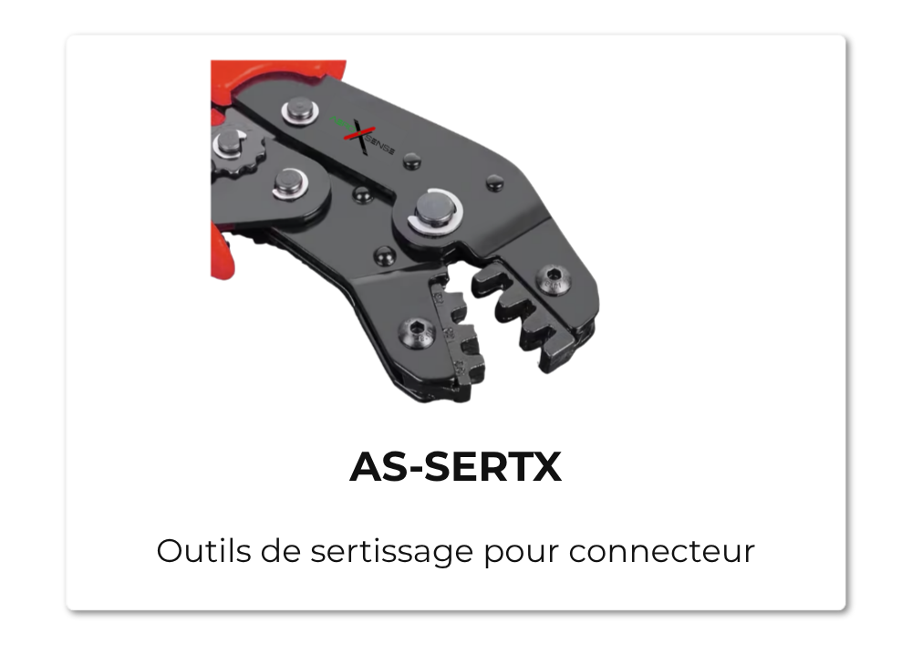 AS-SERTX alicate de engaste para conexiones AeroXSense